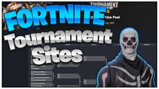 Fortnite Top 3 Tournament Sites  PC Xbox And PS4 [upl. by Anileve]