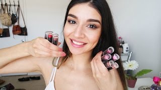 ASMR Lipstick Application ♡ Mouth sounds Tapping Closeup [upl. by Nastassia]