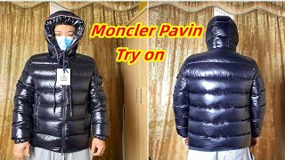 NFC Scan Moncler Pavin Puffer Jacket Try on Review [upl. by Cooperstein]