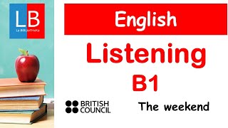 Clases Inglés online LISTENING B1 Listen amp Check 5 THE WEEKEND [upl. by Boles]