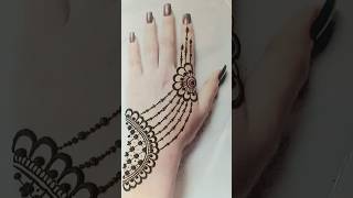 Most Attractive 🤩 💞 Necklace Type Mehndi Design necklace mehndi design [upl. by Ahsieit]