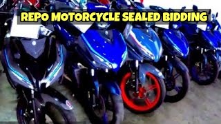 REPO MOTORCYCLE SEALED BIDDING [upl. by Joaquin67]