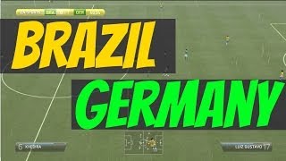 Brasilien  Deutschland 17  FIFA World Cup 2014 SemiFinal Orakel LP Fifa 14 deutschgerman HD [upl. by Benoit680]