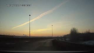 P4 Video Clips of the Chelyabinsk Meteor Event [upl. by Erek]