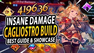 BROKEN SUPPORT DPS Cagliostro Best Build Guide  Sigils amp Weapons Showcase  Granblue Fantasy Relink [upl. by Anitsua]