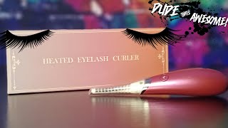 Heated Eyelash Curler  Unboxing amp Review [upl. by Aerdnna303]