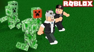 Kızgın Creeper Geliyor Kaç Hayatta Kalma Oynuyoruz  Panda ile Roblox Survive the Disasters [upl. by Bara]