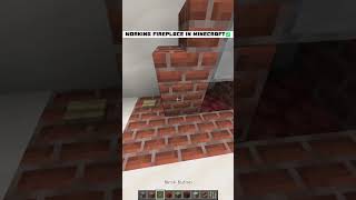 Working Fireplace in Minecraft [upl. by Keir398]