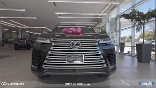 Discover Unmatched Refinement at Fields Lexus Glenview  2024 Lexus LX 600 Luxury [upl. by Tillfourd500]