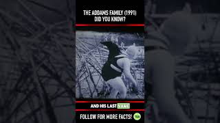 Did you know THIS about THE ADDAMS FAMILY 1991 Fact 4 [upl. by Eema]