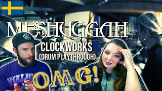 ONE OF THE BEST DRUMMERS  MESHUGGAH  Clockworks Drum Playthrough w Tomas Haake  REACTION [upl. by Aven]