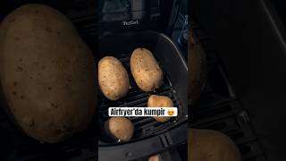 Airfryer’da Kumpir  Evde Yapmak Çok Kolay 🥔❤️ [upl. by Magena100]