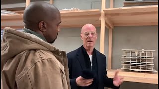 Kanye West meets Jacques Herzog in Basel  Herzog amp de Meuron [upl. by Anelhtac462]