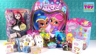 Shimmer amp Shine Genie Surprise Backpack  Shopkins Squinkies Disney Toy Opening  PSToyReviews [upl. by Genevieve]