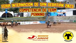 Feria Internacional De San Sebastián 2023  ASOWEST  COMPETENCIA DE TEAM PENNING [upl. by Samford268]