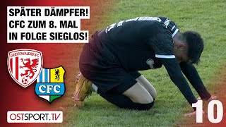 Später Dämpfer CFC zum 8 Mal in Folge sieglos Greifswalder FC  Chemnitz  Regionalliga Nordost [upl. by Phemia]