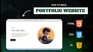 Build Your Personal Portfolio Website Using HTML amp CSS in 30 Minutes✨ 2024 [upl. by Ecilegna]