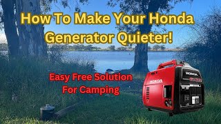 How to Make Your Honda 22Kva Generator More Quiet [upl. by Corder]