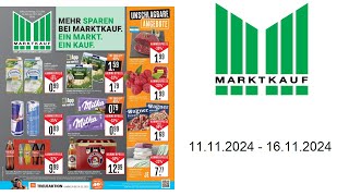 Marktkauf Prospekt DE  vom 1111 bis 16112024 [upl. by Ahselet]