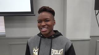 I WANT TO WIN ALL THE BELTS IN TWO YEARS RETIRE amp THEN IM DONE  NICOLA ADAMS FIGHTS AT ELLAND RD [upl. by Adriene]