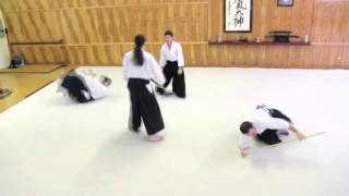 Aikido Randori  Attackers with Weapons [upl. by Yks355]