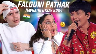 This INDIAN FESTIVAL looks UNREAL Latinos React to Navratri Utsav 2024 ft Flaguni Pathak [upl. by Oliy993]