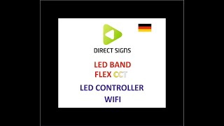 Direct Signs  LED BAND FLEX CCT  LED CONTROLLER WIFI TUYA [upl. by Leiahtan]