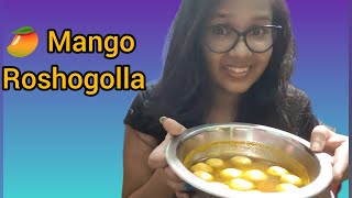 আজ বাড়িতে প্রথমবার এত সহজে বানিয়ে ফেললাম Mango Roshogolla অসাধারণ খেতে হয়েছিল 🥭 Mango Roshogolla [upl. by Egwin]