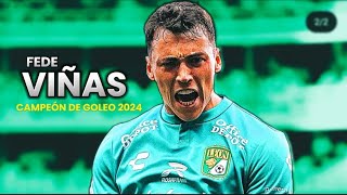 Federico Viñas 🇺🇾  Mejores Goles 2024 Club León 🦁💚 [upl. by Saitam84]