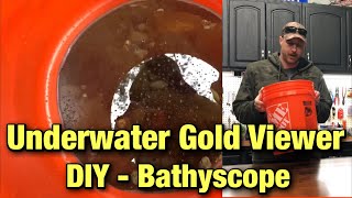 Capitol Gold Hunter  DIY Gold Underwater Viewer Build [upl. by Redwine717]