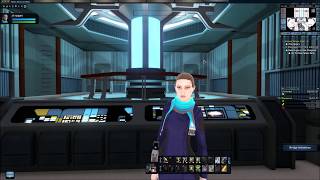 Star Trek online Voyager bridge and interior 2410 [upl. by Donnamarie]