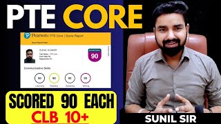 PTE CORE  Scored 90 Each in Every Module  Forever PTE  BY Sunil sir [upl. by Notsirb788]