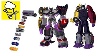 Transformers Menasor Robots in Disguise G1 Magic Square トランスフォーマー 變形金剛 [upl. by Jenette]