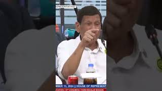 Former Pr Rodrigo Duterte Answer Questions From Rep Francisco Paolo P Ortega at QuadCom Hearing [upl. by Larred]