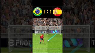 BRAZIL VS SPAIN  FINAL Fifa world Cup🏆 2024 USA  PALANTI SHOOT  pes gaming [upl. by Adham]