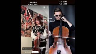 Violin VS Cello  Challenge violin cello iriskirisk music abba solo [upl. by Jaquith]