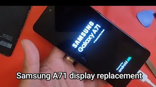 Samsung galaxy A71 display replacement automobile samsung samsunggalaxy A71 [upl. by Shargel]