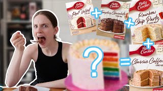 I mixed every Betty Crocker cake mix together to make the ultimate cake [upl. by Thaddeus]