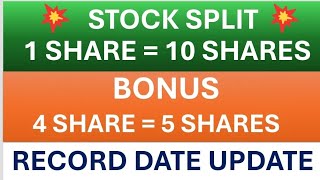 💥 1 share  10 shares 💥 stock split 💥 bonus 💥 Aurangabad distillery Ltd  heg Ltd  sacheta metals [upl. by Aennyl]