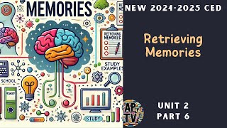 🎯Retrieving Memories  AP Psychology Unit 2 Part 6🎯 [upl. by Goldfarb]