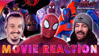 SpiderMan Across the SpiderVerse Movie REACTION [upl. by Rochester]