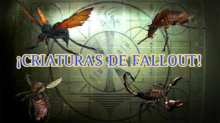 ¡TODAS LAS CRIATURAS DE FALLOUT pt 3  Insectos [upl. by Quin]