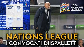 🇮🇹I CONVOCATI DI SPALLETTI PER LA NATIONS LEAGUE 2425 BELGIOFRANCIA [upl. by Wight]