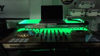 Pioneer DDJRZ  DDJSZ  DDJSZ2 DJ Controller Premium Edition LED Flight FX Case by Odyssey [upl. by Beesley]