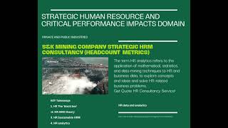 STRATEGIC HRM CONSULTANCY AT SampK MINING ONLY FOR PRIVATE PUBLIC INDUSTRIES AND NGOs GET QUOTE [upl. by Ecirtak]