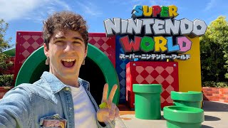 COMÈ REALMENTE il SUPER NINTENDO WORLD [upl. by Ahsyas505]