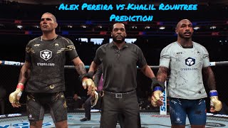 Alex Pereira vs Khalil Rountree  Full Fight Prediction [upl. by Yrrej787]