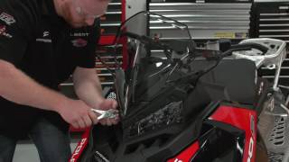 Installation Video Polaris Snowmobile Windshield  Polaris Snowmobiles [upl. by Tidwell]