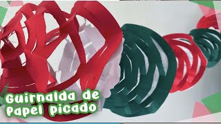 Ideas 🇲🇽 Tricolor con hojas de colores para decorar las fiestas patrias  Idea expres [upl. by Filberte]