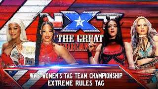 Bianca Belair Jade Cargill vs Stephanie Vaquer Giulia  WWE Women Tag Team Championship Match [upl. by Enirehs]